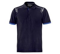 sparco Polo Veste Bleue, Standard Unisexe Adulte