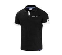 sparco Polo Veste, Noir, Standard Unisexe Adulte