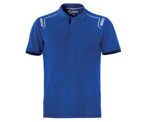 Sparco Polo Workwear Portland Mi Manches Taille XL Bleu En Coton Piqué