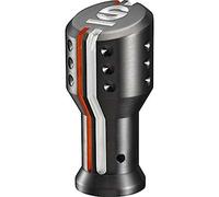 Sparco Pommeau de Vitesse Settanta - Noir-Aluminium/Blanc/Orange