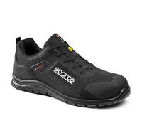 Sparco - Pratique - Chaussures de sécurité pour Homme et Femme - Chaussures de Travail antidérapantes et résistantes - Chaussures de sécurité adaptées à Toutes Les Conditions de Travail, Noir, 39 EU