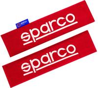 SPARCO Protecteur de ceinture Coussin de ceinture de sécurité Protection de ceinture de voiture Rouge 2x