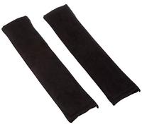 Sparco Protège Ceinture de Sécurité GT - Noir + Logo - 2 pièces