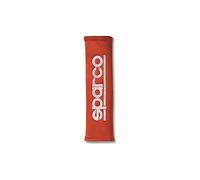 Sparco Protège Ceinture de Sécurité GT - Rouge + Logo - 2 pièces