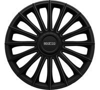 Sparco Radkappen 14 Zoll Treviso Schwarz 4tlg
