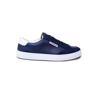 Sparco - S-Time Sneakers Unisex Smart Casual - Chaussures de Loisirs - Tige en Cuir synthétique - Confort - Semelle en Caoutchouc - Chaussures à la Mode - Bleu Marine - EU 43