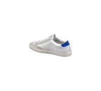 sparco - S-Time Sneakers Unisex Smart Casual - Chaussures de Loisirs - Tige en Cuir synthétique - Confort - Semelle en Caoutchouc - Chaussures à la Mode - Blanc/Bleu Clair - EU 41