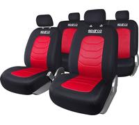 SPARCO Set Complet SPC1019RS-IT De Housses Universelles Auto Noir/Rouge