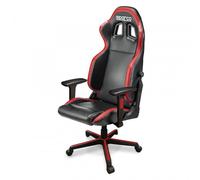sparco Siège de Bureau Icon Noir/Rouge, Large