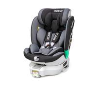 Siege Auto Enfant Sparco Rotatif 360? - Groupe 0+/1/2/3 - Isofix + Pied - 9-25 Kg - Noir/Gris