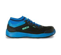 Sparco SPARCO TEAMWORK Scarpa Antinfortunistica Da Lavoro - BASSA PER UOMO E DONNA LEGEND S1P SRC ESD, Botte de protection incendie et sécurité mixte adulte, NERO/BLU SPARCO, 41 EU