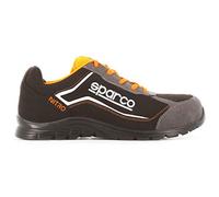 Sparco SPARCO TEAMWORK Scarpa Antinfortunistica Da Lavoro - BASSA PER UOMO E DONNA NITRO S3 SRC, Botte de protection incendie et sécurité mixte adulte, NERO/GRIGIO, 39 EU