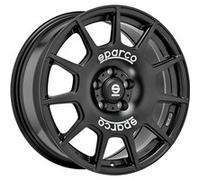 Sparco Jante alu Terra 18" 8J 5x120 ET45 65,1 mm Noir mat lettrage blanc
