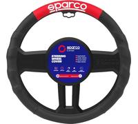 Sparco SPC1111RS Couvercle DE Direction C1111, Noir/Rouge