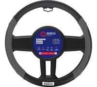 SPARCO SPC1113GR Couvre-volant Universel Gris Et Noir Détails Tressorés