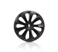 SPARCO SPC1470BK Enjoliveur Sicilia, Noir, Set de 4, 14"