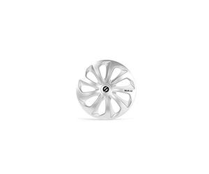 SPARCO SPC1470SV Enjoliveur Sicilia, Argent, Set de 4, 14"