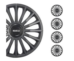 SPARCO SPC1492GR Enjoliveurs Treviso, Gris, 14 Pouces, Set de 4