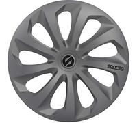 SPARCO SPC1570GR Enjoliveur Sicilia, Gris, Set de 4, 15"