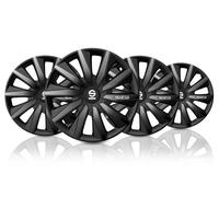 Sparco Enjoliveurs Milano - 15-pouces - Noir/Gris - Set de 4 pièces