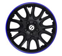 SPARCO SPC1594BKBL Veneto Lot de 2 enjoliveurs Noir/Bleu 15"