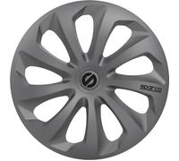 SPARCO SPC1670GR Enjoliveur Sicilia, Gris, Set de 4, 16"