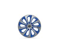SPARCO SPC1673SVBL Enjoliveur Sicilia, Argent/Bleu, Set de 4, 16"