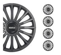 SPARCO SPC1692GR Enjoliveurs Treviso, Gris, 16 Pouces, Set de 4