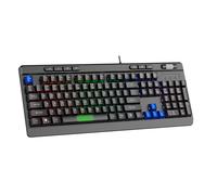 Sparco SPMEMKEYBOARD clavier Gaming USB QWERTY Anglais américain Noir
