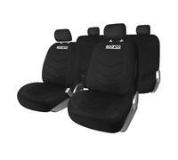 SPARCO SPS431BK Lot de 9 Housses de siège Noir