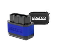 Sparco Dispositif de Diagnostic Automobile multimarque OBD2 Scanner Bluetooth 5.2 pour iOS et Android Lecteur de Codes d'erreur DTC Effacement des défauts du Moteur Surveillance en Temps réel