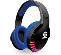 Sparco SPWHEADPHONE Casque & écouteurs Sans fil Bandeau Gaming USB Type-C Noir, Bleu