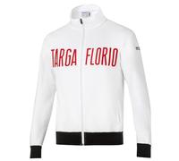 sparco Sweat à Fermeture éclair Targa Floral Taille S Blanc