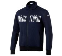 Sparco Sweat-Shirt W/Fermeture Éclair Mots Florio Original Bleu Marine Taille M
