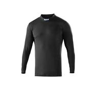 sparco T-Shirt à Manches Longues Marque Modèle T-Shirt Long Col Haut B-Rookie Top COT L Noir