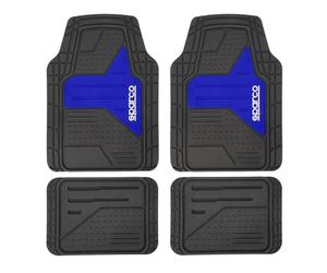 SPARCO Tapis F511 PVC Noir/Bleu