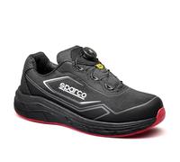Sparco Teamwork Chaussures de sécurité Unisexe - Adulte, Noir et Rouge., 43 EU