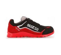 Sparco Chaussure de sécurité NITRO S3 SRC – Basse mixte Rouge/Noir 36 EU