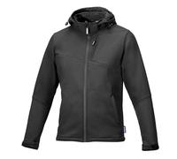 Sparco - Veste Softshell Elias Grit - Tissu Ripstop résistant - Doublure polaire de 280 g/m² - Capuche amovible - XXL - Gris