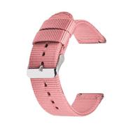 SpaRcz Bracelet de montre en toile et nylon, universel, 18-24mm, Rose 1, 24mm