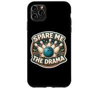 Spare Me The Drama Jeu de Mots Amusant Bowler Pun Blague Coque pour iPhone 11 Pro Max