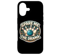 Spare Me The Drama Jeu de Mots Amusant Bowler Pun Blague Coque pour iPhone 17