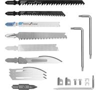 Spare Parts Kit For Multi-Function Pliers,Replaceable Wire Cutters,Screwdrivers & Glass Breakers & Interchangeable Saw Blade & File And Scalpel Blades Compatible With Multifunction Tool