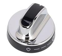 sparefixd Bouton de commande de gaz, noir chromé pour four Belling