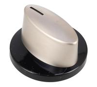 sparefixd Bouton de commande pour plaque de cuisson NEFF Argenté et noir