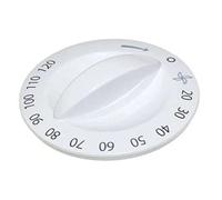 sparefixd Bouton de minuterie blanc pour sèche-linge Ariston