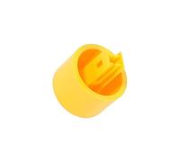 sparefixd Bouton poussoir jaune pour sèche-linge Zanussi