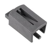 sparefixd Butée arrière de rail de panier pour lave-vaisselle Hotpoint Gris foncé