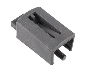 sparefixd Butée arrière de rail de panier pour lave-vaisselle Hotpoint Gris foncé