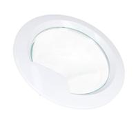 sparefixd Cadre de porte et poignée en verre blanc pour machine à laver Indesit